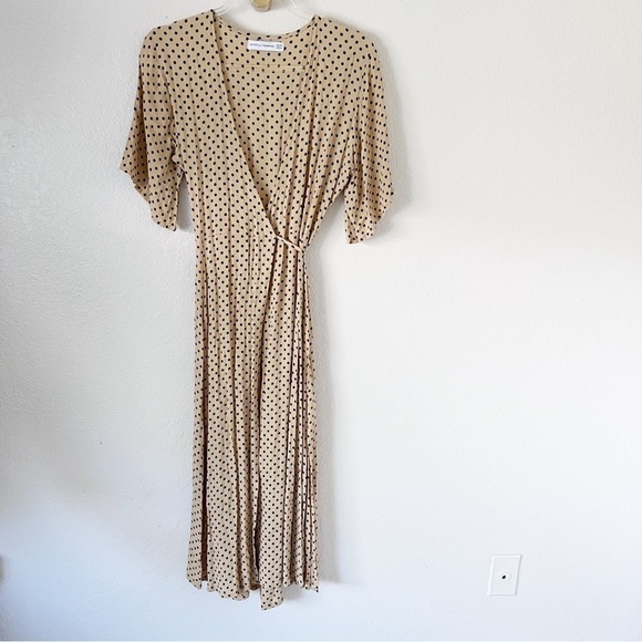 Faithfull the Brand Rivera Midi Dress Lula Dot size M - Picture 8 of 11